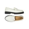 La Shoe Damen Halbschuh, Gr. 39, cremeweiß, Leder