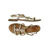 Geox Damen Sandale, Gr. 40, gold, kein Etikett