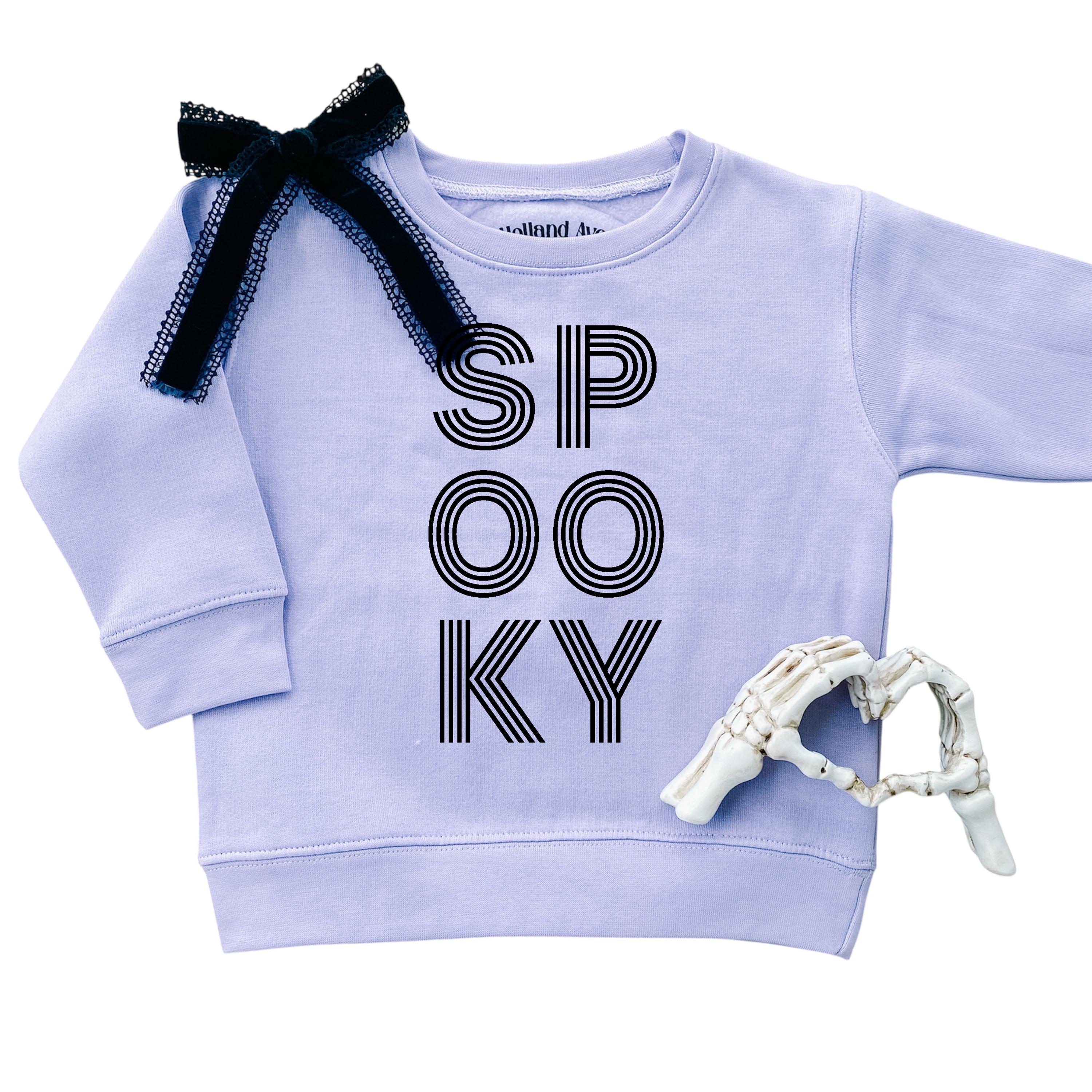 Felpa di Halloween per bambini / Felpa di Halloween coordinata per fratelli / Felpa di Halloween spettrale per bambini / Halloween per bambine / Abbig