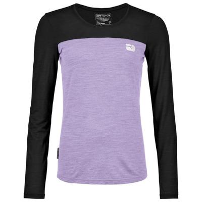 Ortovox - Women's 150 Cool Logo L/S - Merinoshirt Gr XS lila/schwarz Image