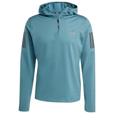 adidas - Own The Run Winterized Hooded Half-Zip - Laufjacke Gr XL türkis Image