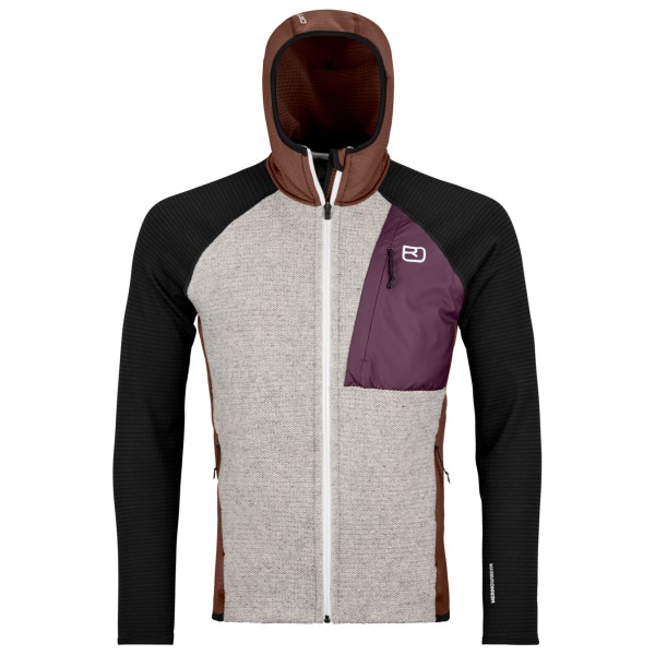 Ortovox - Fleece Grid Plus Classic Knit Hoody - Fleecejacke Gr M grau