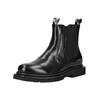 Stiefelette STEVE MADDEN "STEVE MADDEN Stiefelette Leder/Textil", Herren, Gr. 44, schwarz, Leder, Textil, casual, Schuhe