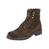 Schnürstiefelette PANTOFOLA D´ORO "Pantofola d'Oro Stiefelette Veloursleder", Gr. 44, braun (mittelbraun), Veloursleder, casual, Schuhe