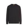 Langarmshirt CAMEL ACTIVE, Herren, Gr. XXXL, grau (asphalt), Obermaterial: 71% Baumwolle, 25% Polyester, 4% Elasthan, unifarben, casual, regular fit taillenbedeckt, Rundhals, Langarm gerader Abschluss, Shirts