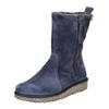 Stiefel EL NATURALISTA "El Naturalista Stiefel Leder", Damen, Gr. 40, blau (ocean), Leder, casual, Schuhe