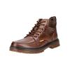 Schnürstiefelette CAMEL ACTIVE "camel active Stiefelette Leder", Herren, Gr. 42, braun (dunkelbraun), Leder, casual, Schuhe