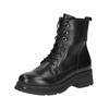 Schnürstiefelette CAPRICE "Caprice Stiefelette Nappaleder", Damen, Gr. 37, schwarz, Nappaleder, casual, Schuhe