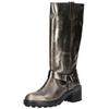Stiefel LAZAMANI "Lazamani Stiefel Leder", Damen, Gr. 38, pewter, Leder, casual, Schuhe