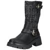 Stiefel MUSTANG SHOES "Mustang Shoes Stiefel Lederimitat/Textil", Damen, Gr. 41, schwarz, Lederimitat, Textil, casual, Schuhe