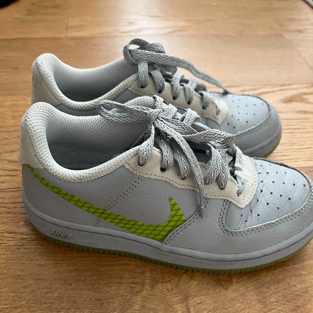 Nike Shoes | Kid's Nike Dunk Low | Color: Gray/Green | Size: 12b