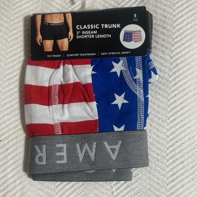 American Eagle Outfitters Underwear & Socks | American Eagle Outfitters Men's Boxer Briefs - Red, White, And Blue | Color: Red/White | Size: S