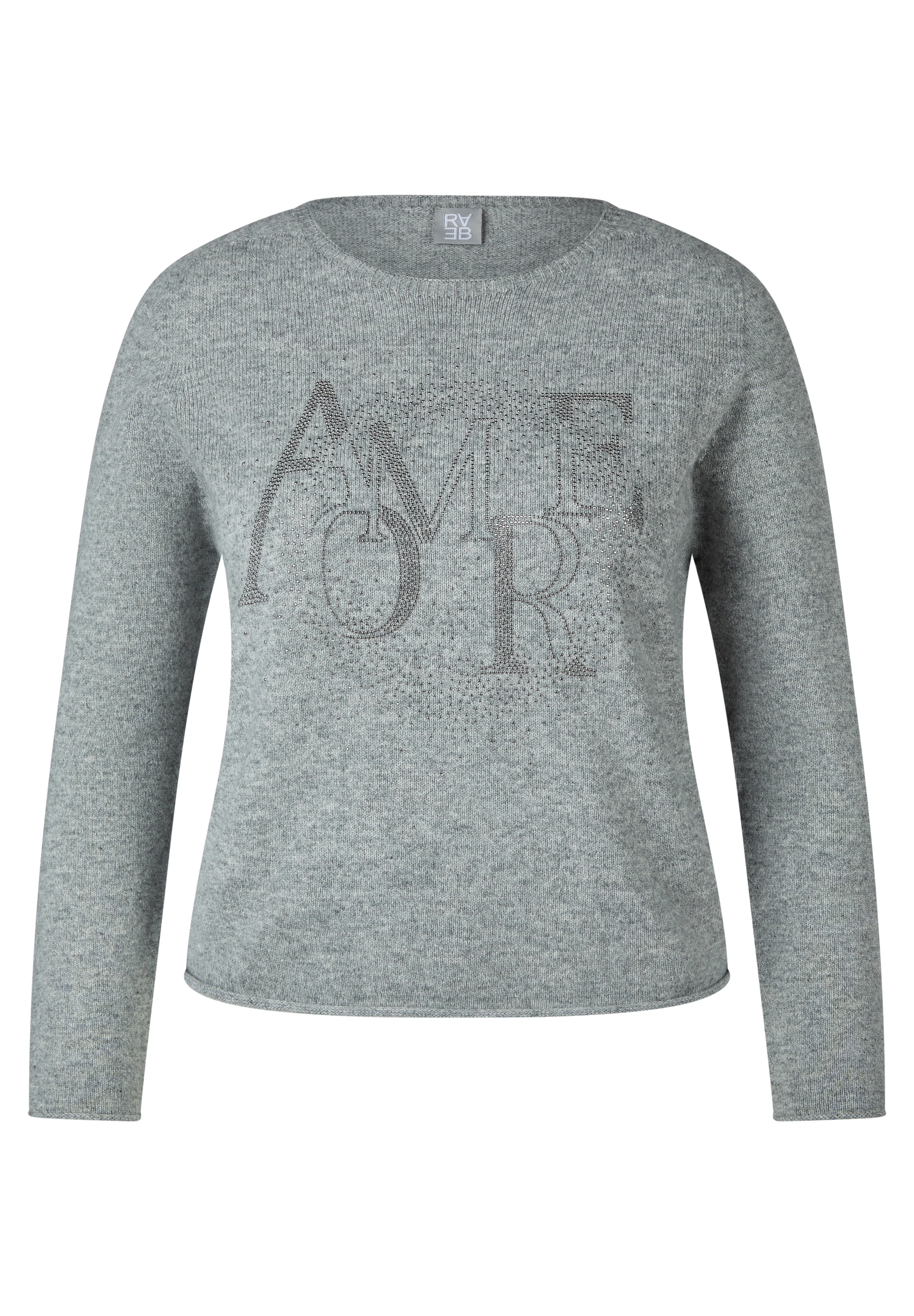 Rabe Pullover "Cozy" Gr. 48 in silber | 50% Wolle