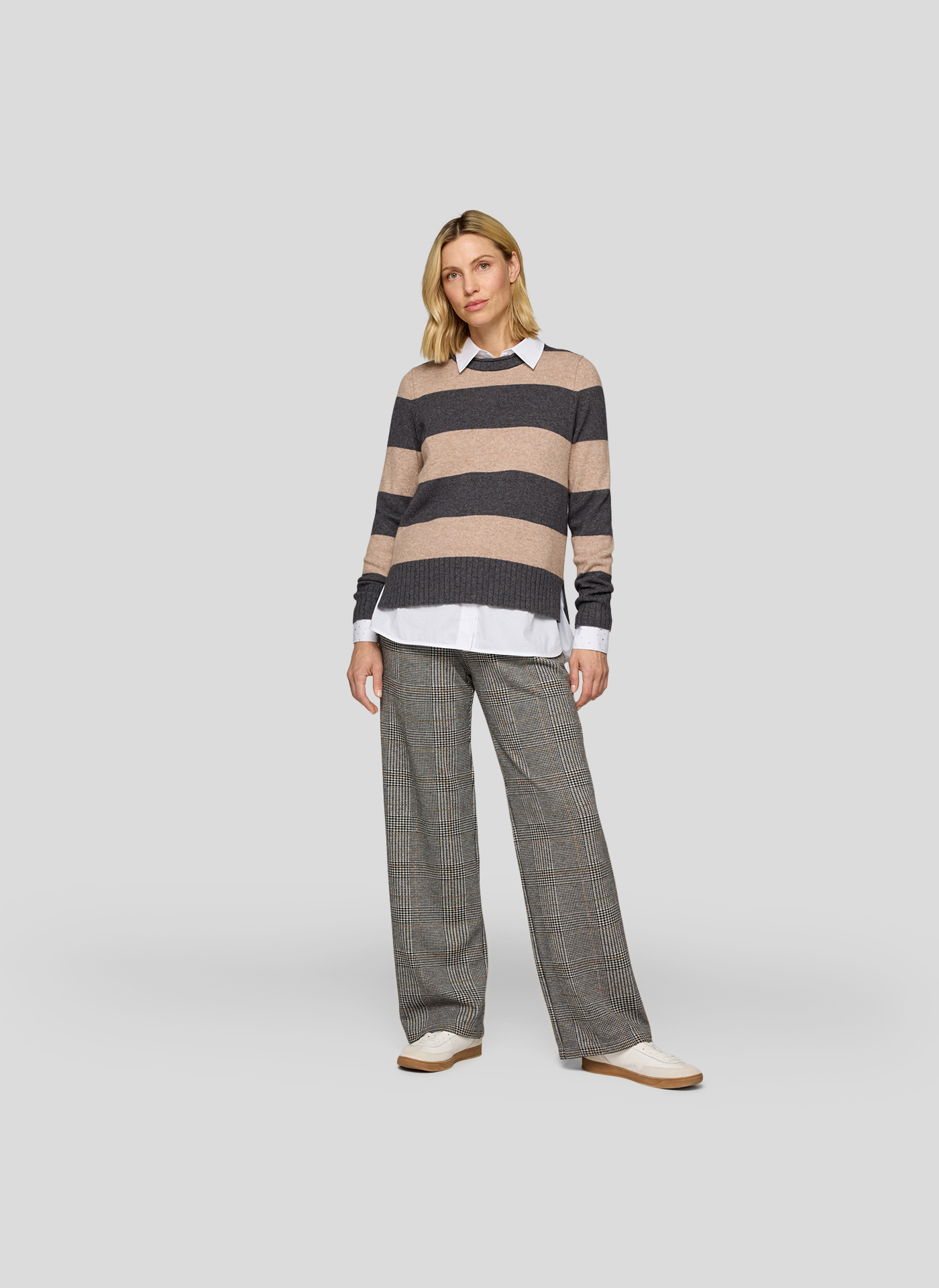 Rabe Pullover "Cozy" Gr. 46 in grau | 50% Wolle
