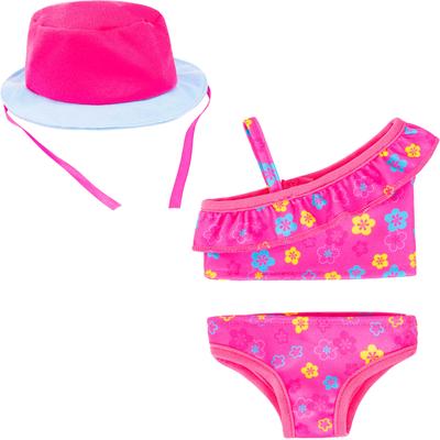Puppenkleidung BAYER "Bikini 38-42 cm", pink (pink, blau), Puppenkleidung, Kinder Image