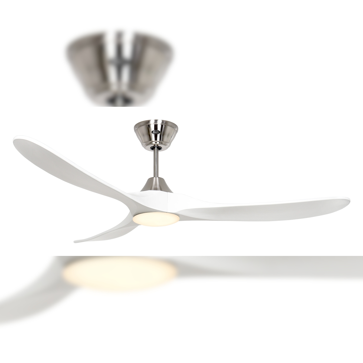 Casafan DC Deckenventilator Eco Genuino BN-MW 152 mit LED 152 Image