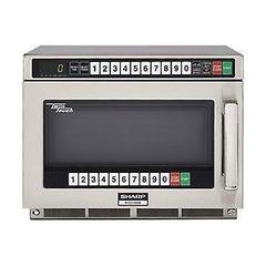 Sharp Heavy Duty Twin Touch Commercial Microwave - 1200 Watt