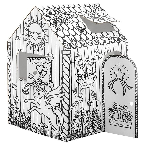 Bankers Box System Bastelset Karton-Spielhaus »Einhorn« 2-teilig, 81.3x121.3 cm Image