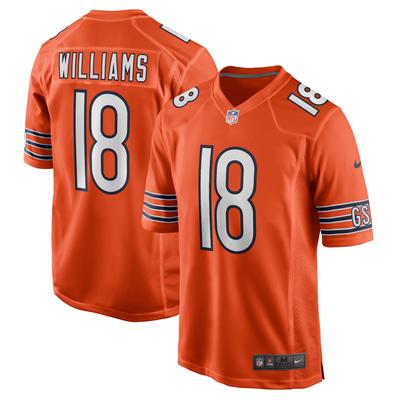Chicago Bears Nike Game Ausweichtrikot - NFL 2024 Draft Erstrunden-Pick - Orange - Caleb Williams - Herren Image