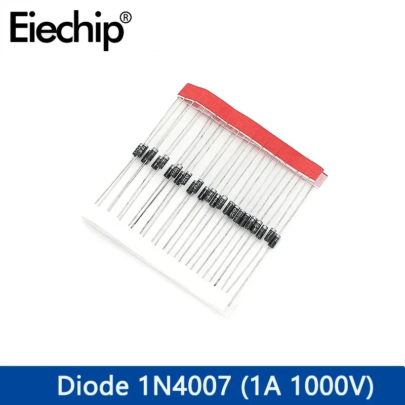 50/100 Stück Gleichrichterdioden 1N4007 Gleichrichterdiode IN4007 1A 1000 V DIP DO-41 Schottky-Dioden-Kit Elektronische Komponenten Image