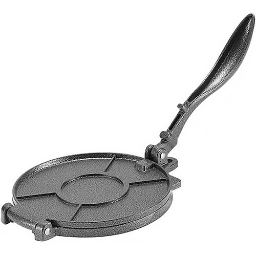 Manuelle Tortilla-Presse aus Aluminiumlegierung, Maisteigformer, Pfannkuchenmacher, Küchengerät für die Hausmannskost Image