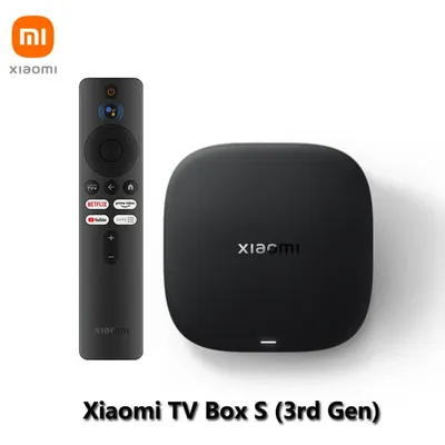 Xiaomi TV Box S 3. Generation 4K Ultra HD Bluetooth 5.2 Wi-Fi 6 2+32 GB Google TV Google Assistant Smart Media Player