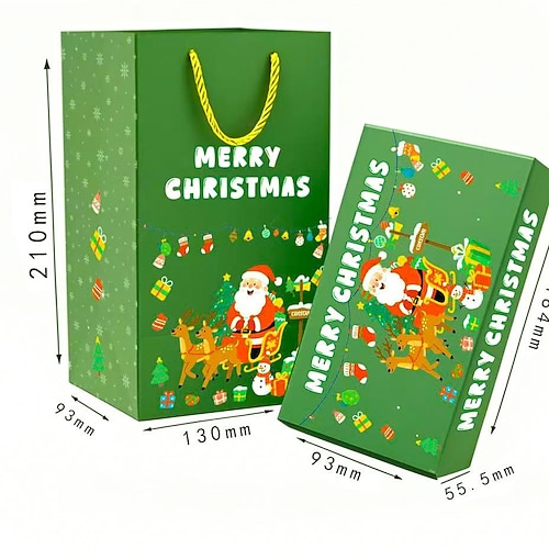 Weihnachts-Pop-up-Box, faltbare Weihnachts-Geld-Hüpfbox, Überraschungsbox, Geschenkbox, DIY, einzigartige faltbare, hüpfende Geld-Pop-up-Geschenkboxen für Geburtstag, Weihnachten, Jahrestag, Valentinstag Image