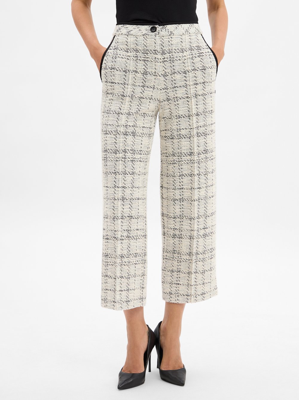 Marc Cain Baukasten-Stoffhose Damen ecru, 40 Image