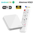 H96 MAX H313 Smart TV Box Android 14 ATV TV Box Set top box video 4K 100M LAN Wifi6 BT5.0 Assistente vocale Lettore multimediale Box