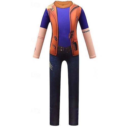 Zombie Herr Zedd Zentai-Anzüge Kostüm Film Cosplay-Kostüm for Herren Jungen Kinder Erwachsene Halloween Maskerade Leistung Halloween Image