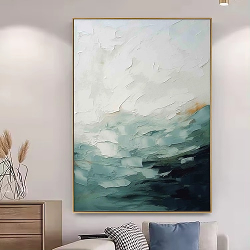 handgefertigte Ölgemälde Leinwand Wandkunst Dekoration moderne abstrakte Textur für Wohnkultur gerollte rahmenlose ungedehnte Malerei Image