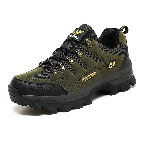Herren Wanderschuhe mit rutschfester Sohle, strapazierfähige Outdoor Trekking Sneaker für Klettern, Camping und Reisen Image