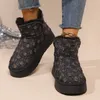 Mode Neue Runde Kopf Sexy Plus Samt Warme Casual Wanderschuhe Winter Dicken sohlen Nicht-slip Große-größe Schnee Stiefel für Frauen
