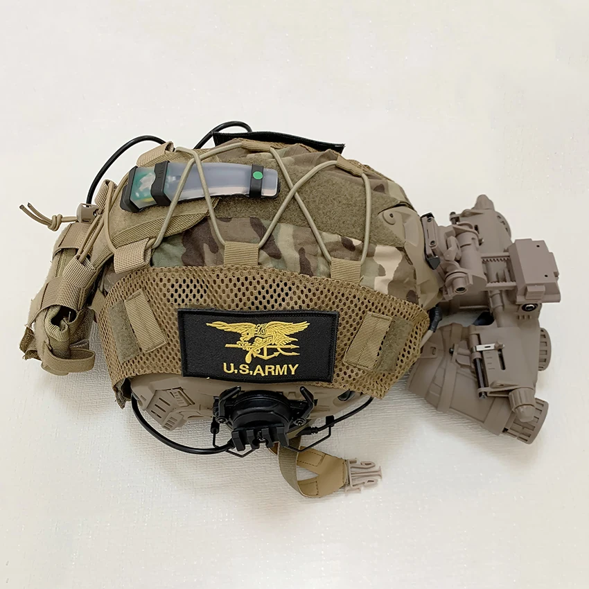 Schneller taktischer Helm, Nachtsichtgerät, Modell-Set, Cos Special Forces, Wargame, Off-Field-Ausrüstung, CS-Helm-Schutzausrüstung Image