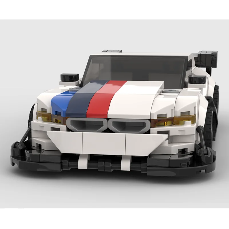321PCS Neue MOC City Highway 2025 M8 Custom Edition Sport Auto Modulare kinder Pädagogisches Bausteine Gi Image