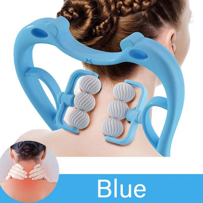 Neck Massage Clip Manuelle Zervikale Roller Massage Neck Druck Entlasten Tragbare Massage Therapie Schmerzen Relief Gesundheit Pflege Werkzeug Image