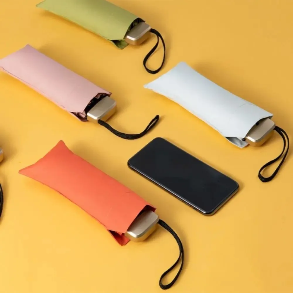 Mini-Sonnenschirm, kleine Tasche, Regenschirm, faltbarer Regenschirm, UV-Schutz, Sonnenschutz, Taschenschirm Image