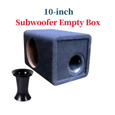 10 inch Vehicle Subwoofer Empty Box DIY Audio Modification Car/Home Subwoofer Drawer Speaker Wooden Shell Subwoofer Speaker Box