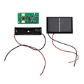 Mini luci decorative da giardino solari Set batteria NI-MH da 1,2 V Pannello solare Luci a LED bianche/calde Set di scatole di batterie Lampada da prato
