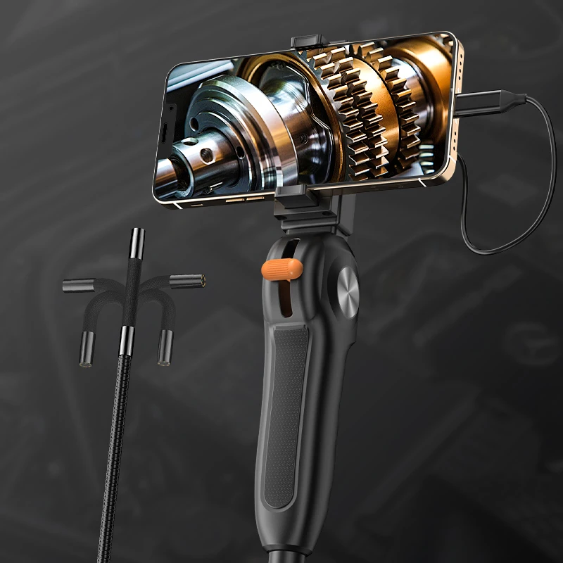 Zwei-Wege-Gelenkendoskop-Joystick TYPE-C 2-Wege 360 ° Lenkkamera Kfz-Inspektionsendoskop für Android/iOS-Telefone Image