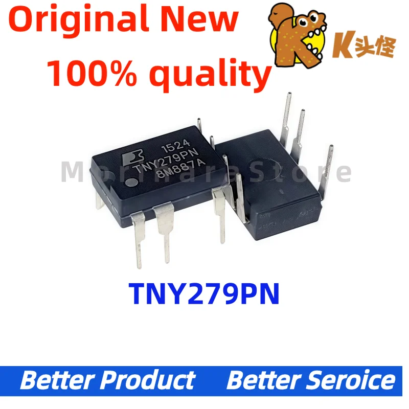 10Pcs/Lot TNY279PN DIP-7 TNY279 DIP TNY279P DIP7 279PN New original power management chip