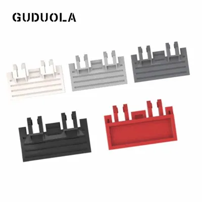 Guduola 92092 Hinge Train Gate 2x4 Locking Dual 2 Stubs without Rear Reinforcements MOC Building Block Parts for 30pcs/LOT