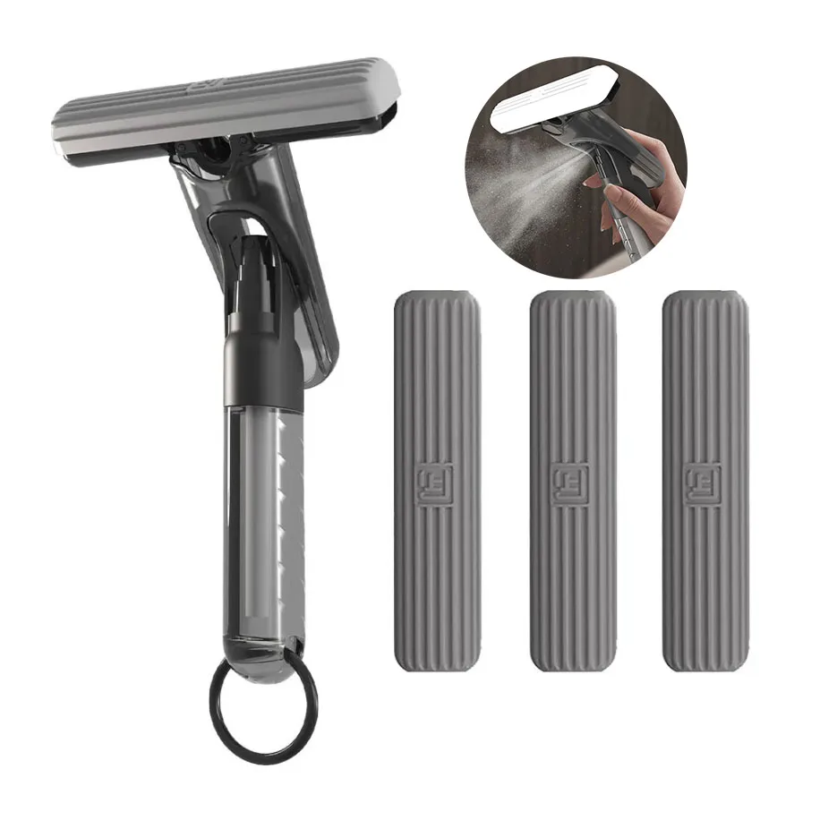Mini Squeeze Spray Mop Home Kitchen Car Cleaning Mop Desk Cleaner Glass Sponge Cleaning Mop Household Cleaning Tools