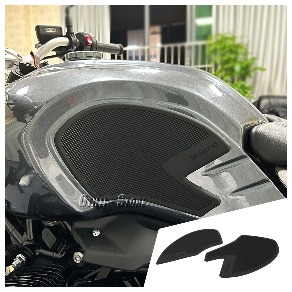 Motorcycle Non-slip Side Fuel Tank Pads For BMW RNINET Racer R NINET NineT R NINE T Waterproof Tankpad Sticker Decal Protector