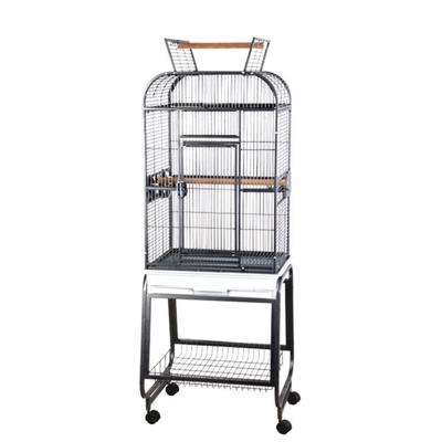A&E Cage Company Flat-Top Playtop Bird Cage with Plastic Base, 22" L X 17" W X 59" H