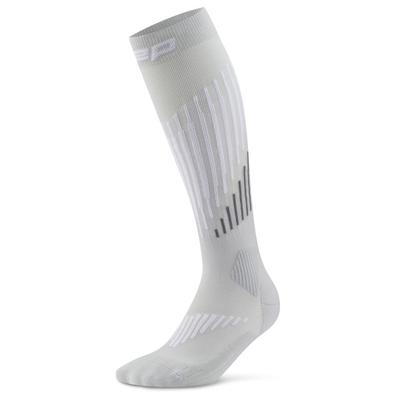 CEP - Core Run Merino Tall 3.0 - Kompressionssocken V | EU 45-48 grau/weiß Image