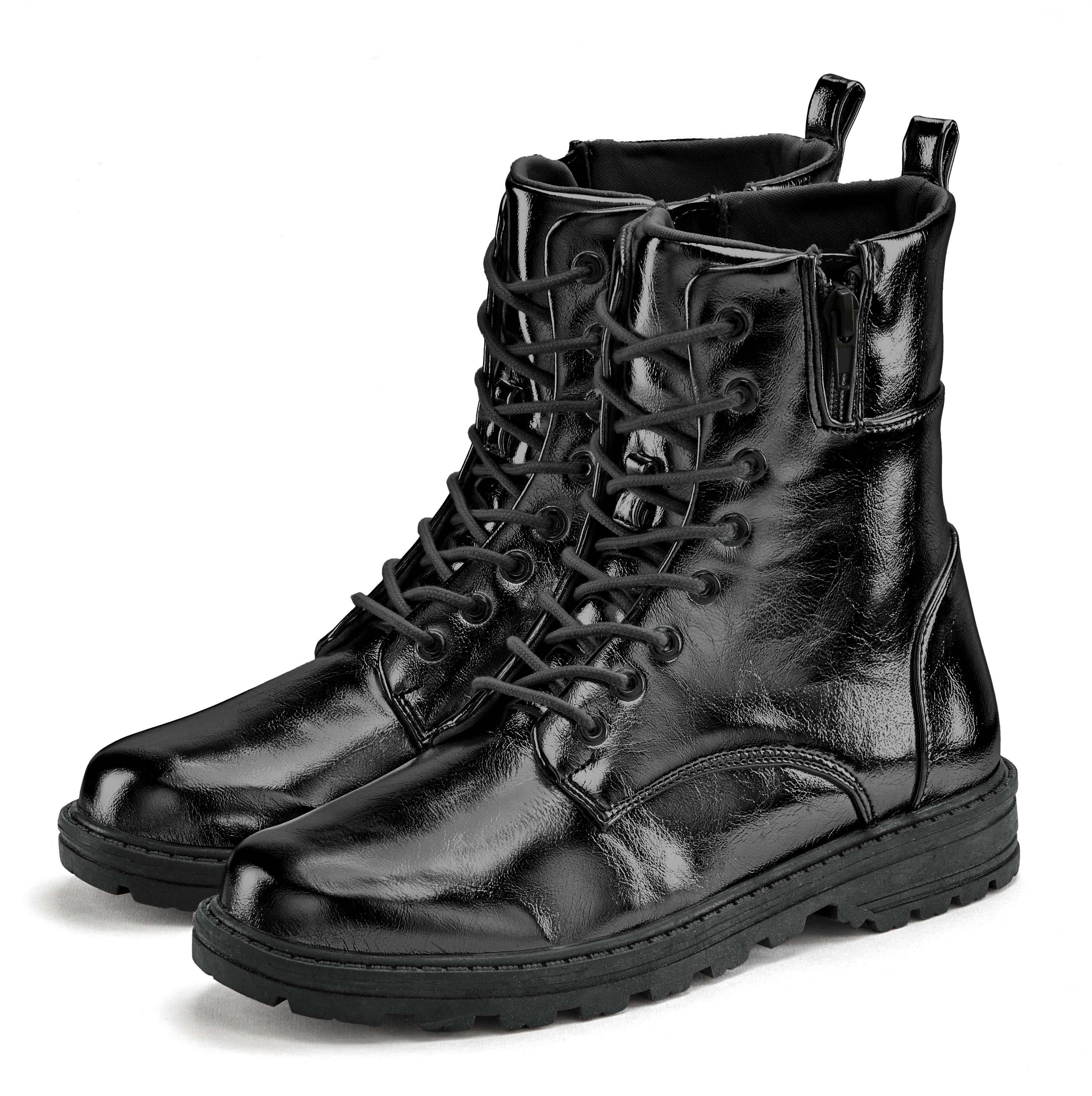 Stiefelette LASCANA, Damen, Gr. 36, schwarz, Obermaterial: 100% Lederimitat. Futter: 100% Textilmaterial. Decksohle: 100% Textilmaterial. Laufsohle: 100% Synthetik, metallic, unifarben, Casual, Schuhe, im angesagten Metallic-Look, Stiefel, Boots VEGAN
