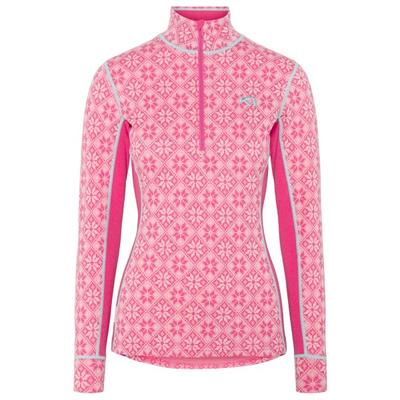 Kari Traa - Women's Rose Half-Zip - Merinounterwäsche Gr M rosa Image