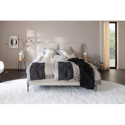 Wendebettwäsche "Jolie", grau, B/L: 135cm x 200cm, Satin, B/L: 80cm x 80cm, Satin, Obermaterial: 100% Baumwolle, SCHÖNER WOHNEN-KOLLEKTION, Bettwäsche, aus 100% Baumwolle Image