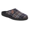 Pantoffel ROHDE "SOLTAU-H", Herren, Gr. 45, blau (blau kariert), Textil, kariert, klassisch, Schuhe, Hausschuh, Homeslipper, Clog, Pantoffel zum Schlupfen